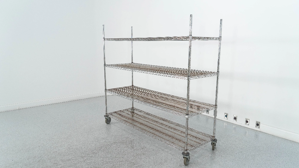6' Portable Wire Shelving Unit | LabX.com
