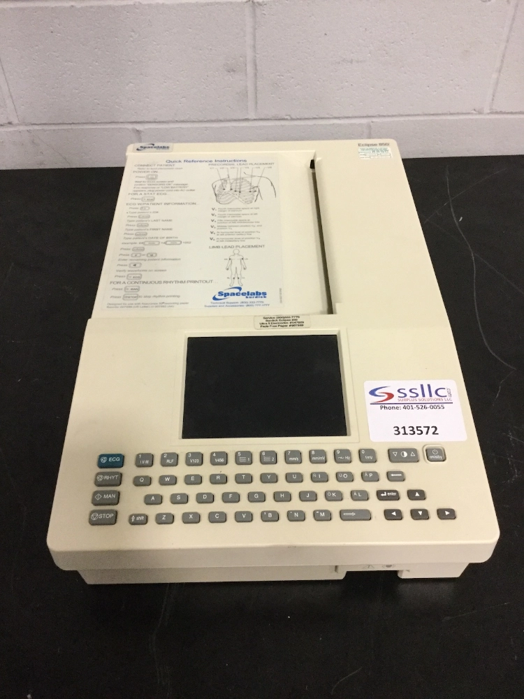 Burdick Spacelabs Eclipse ECL 850 EKG-ECG Electrocardiograph