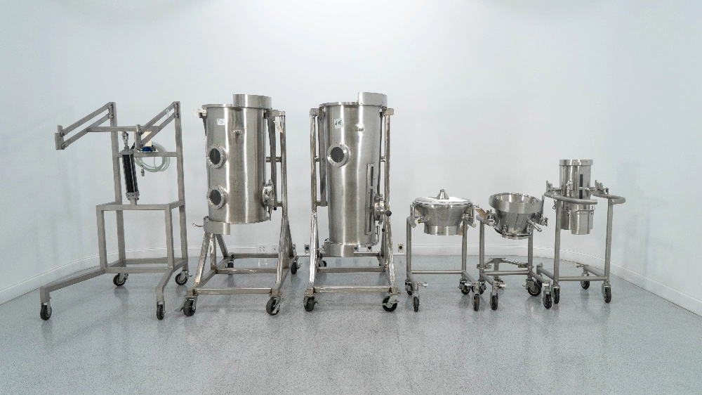 Glatt GPCG 5 Fluid Bed Dryer Components
