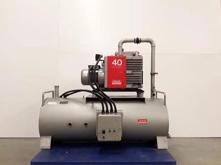 Edwards E1M40 High Vacuum Rotary Pump with Tank