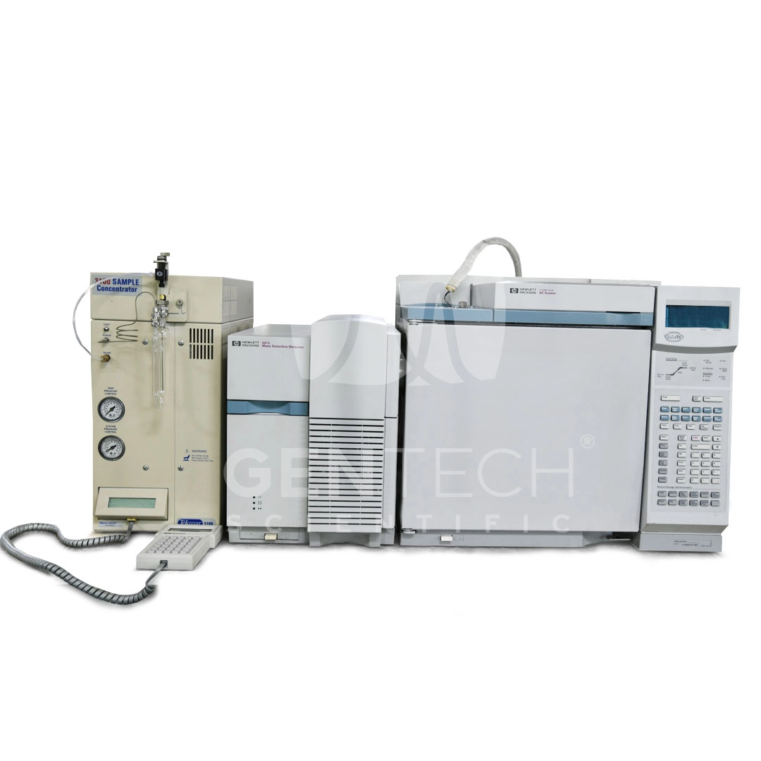 Agilent 6890 GC, 5973 MSD with Tekmar 3100