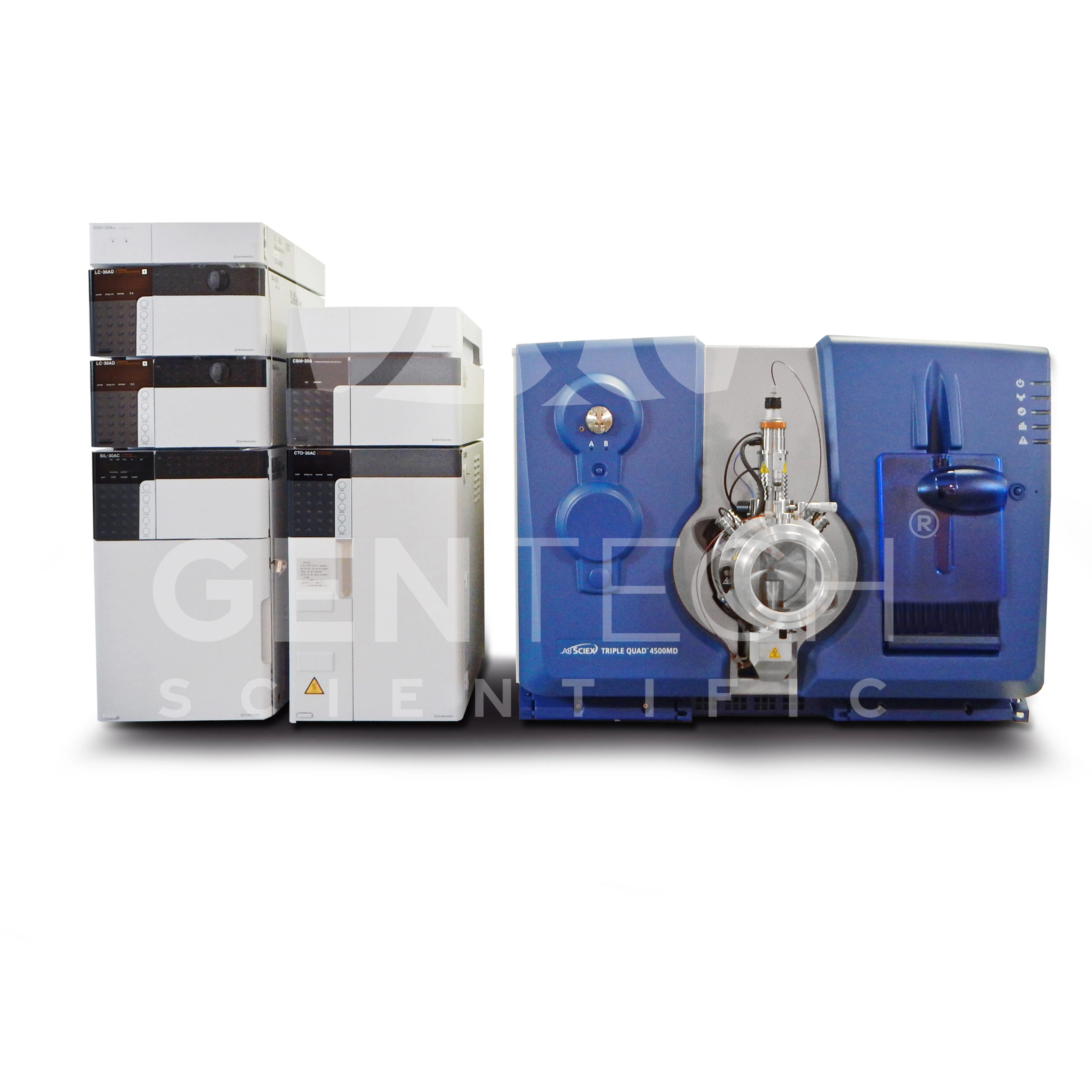 Sciex 4500 Triple Quad LC/MS with Shimadzu 30 LC