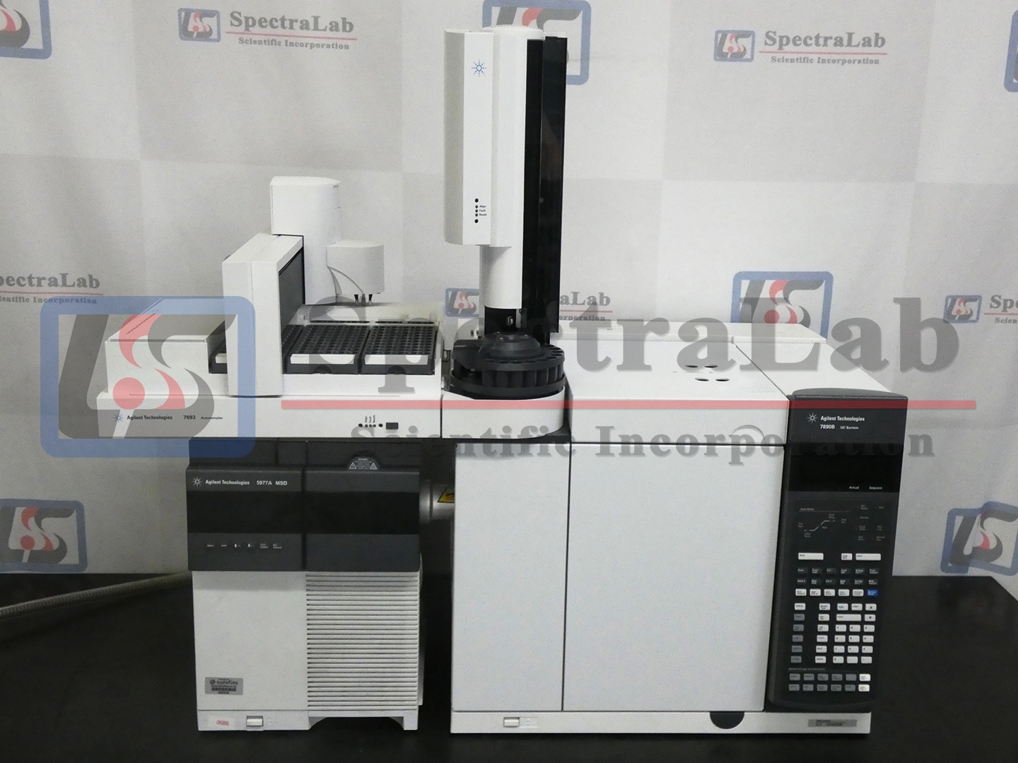 Agilent 7890B GC with Agilent 5977A GC/MS and 7693A Autosampler