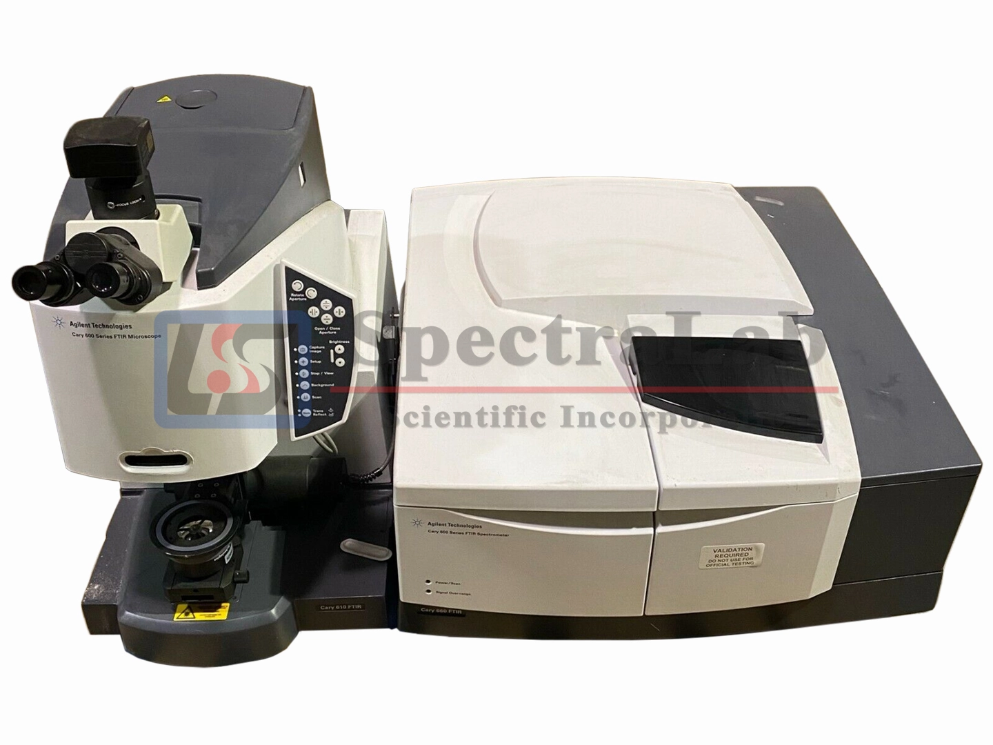 Agilent Cary 600 Series FTIR Spectrometer 660 FTIR w/ Cary 610 FTIR Microscope