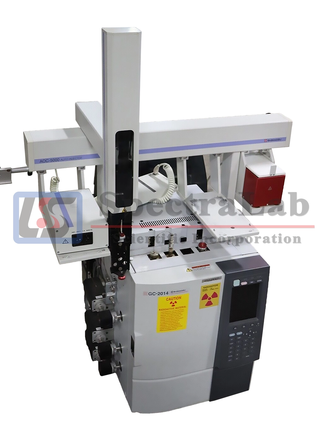Shimadzu GC-2014 with ECD and FID with CTC Combi PAL Autosampler
