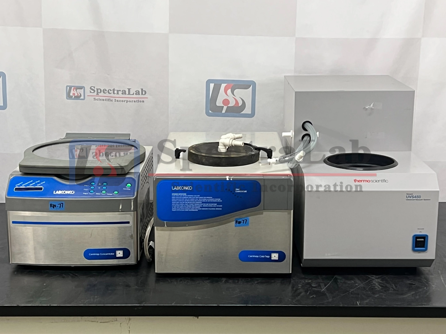 Labconco CentriVap Concentrator and Cold Trap with Thermo UVS450