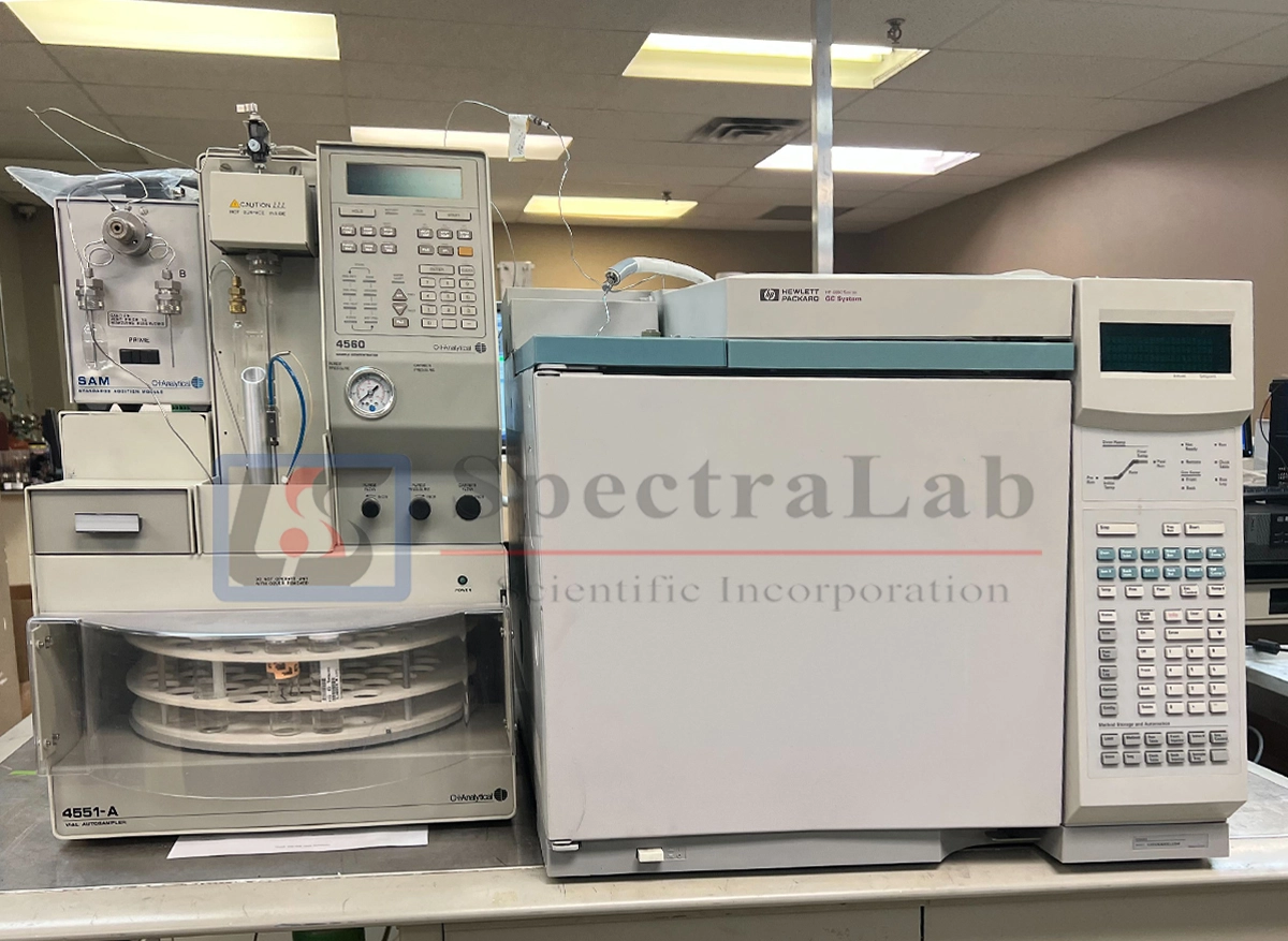 HP/ Agilent 6890 GC-FID with OI Analytical 4560 Purge and Trap, SAM and 4551-A Autosampler