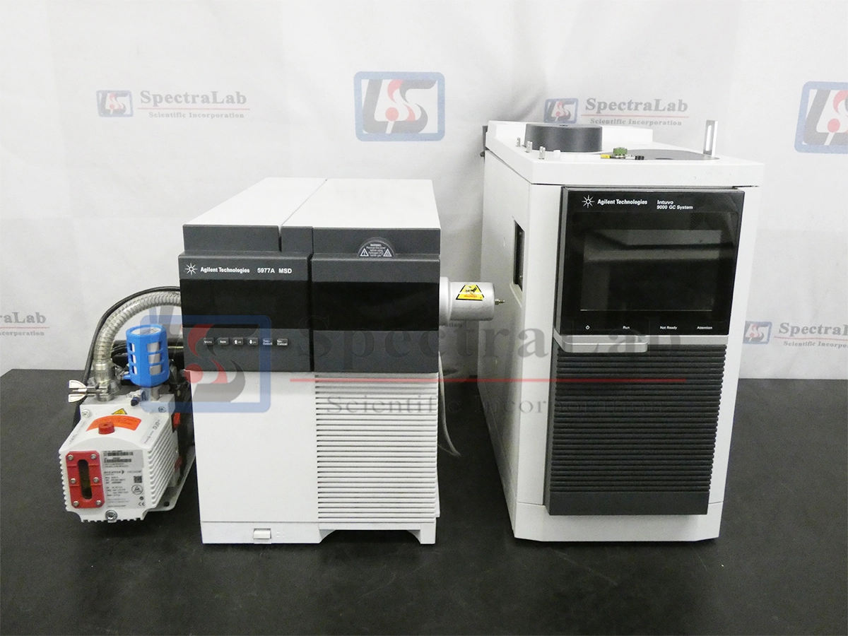 Agilent Intuvo 9000 GC with 5977A Inert MSD System with PC and Data