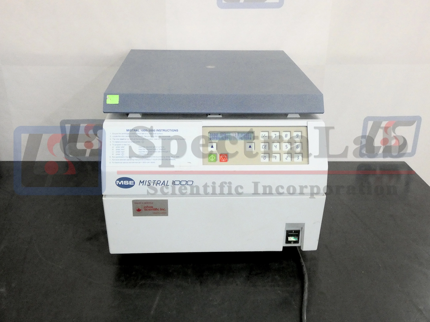 MSE Mistral 1000 Benchtop Centrifuge