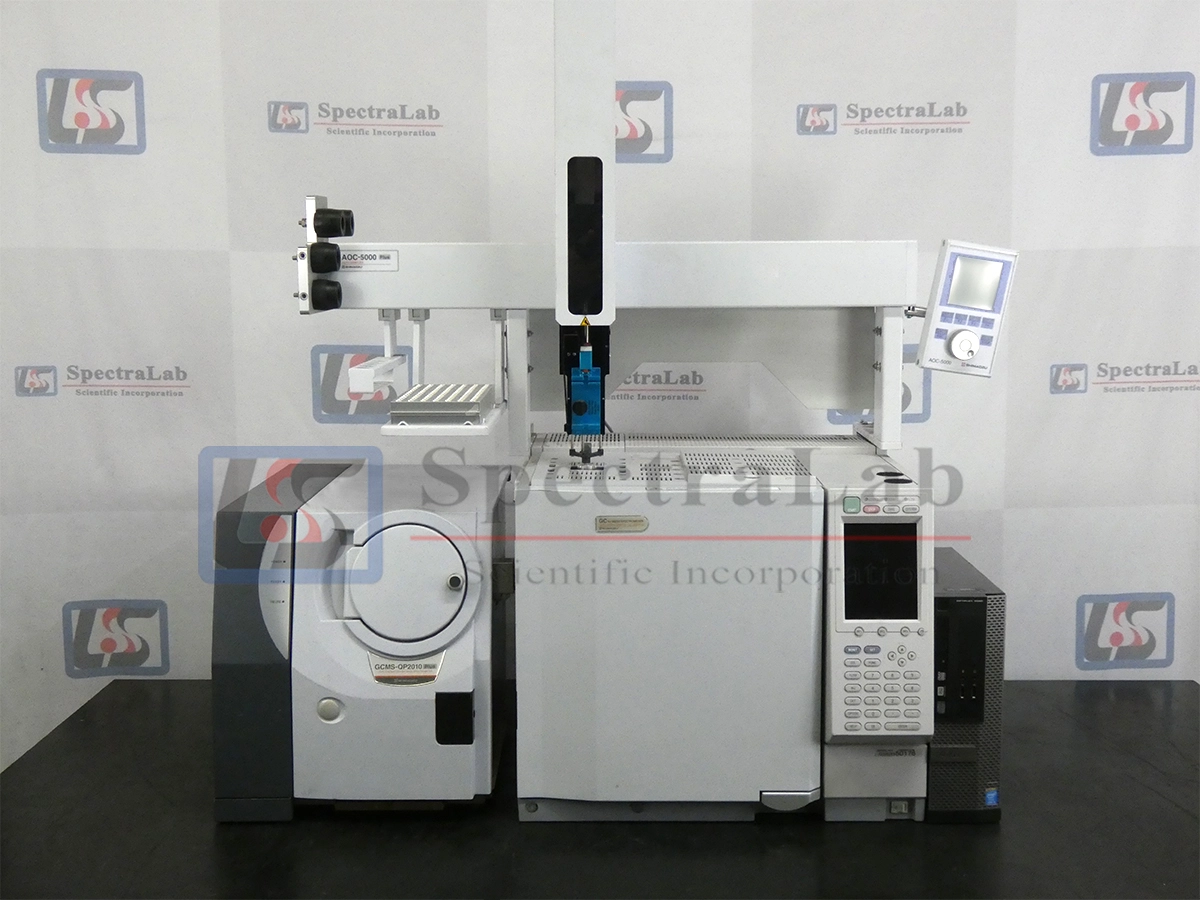 Shimadzu GCMS-QP2010 Plus and GC-2010 Plus GC-MS System with AOC-5000 Plus PAL Autosampler