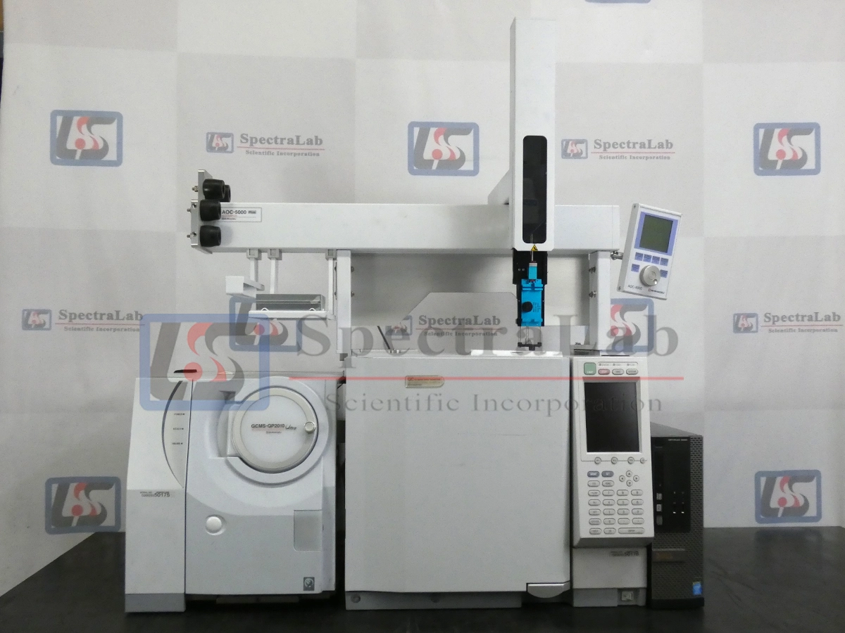Shimadzu GCMS-QP2010 Ultra and GC-2010 Plus GC-MS System with AOC-5000 Plus PAL Autosampler