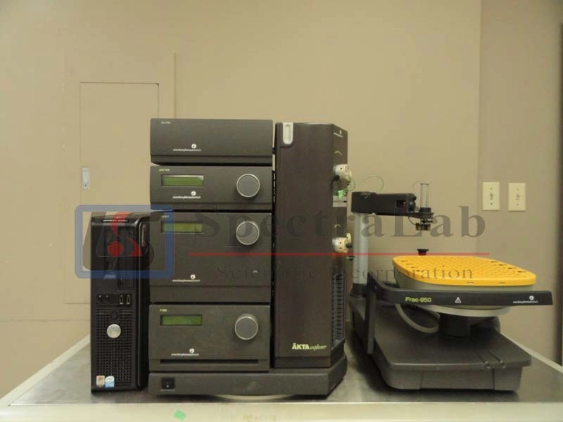 Pharmacia Biotech AKTA FPLC Explorer 10 System with Fraction Collector Frac-950