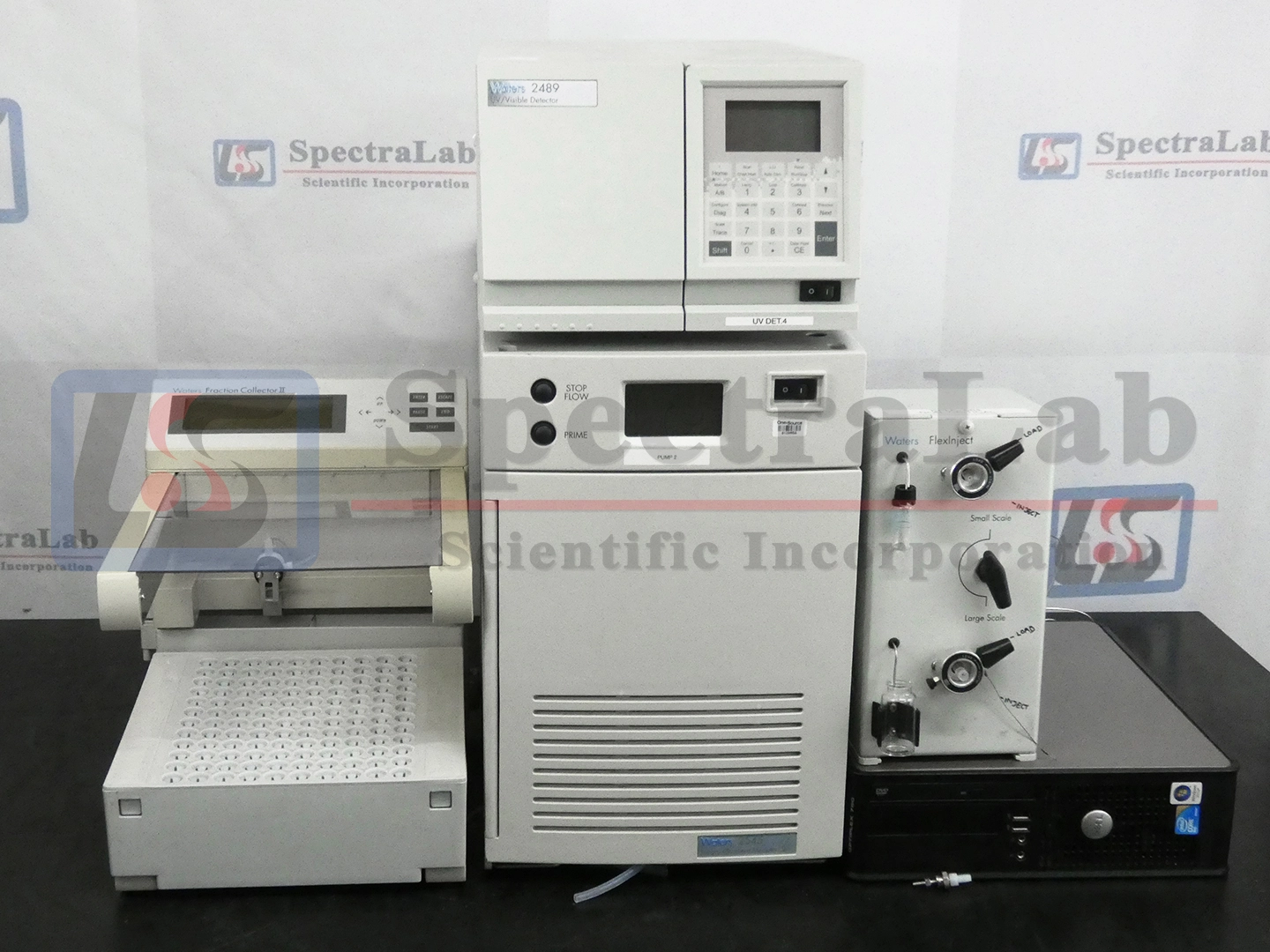 Waters Basic Manual Prep HPLC System with 2545 Gradient Pump and 2489 Uv/Vis Detector
