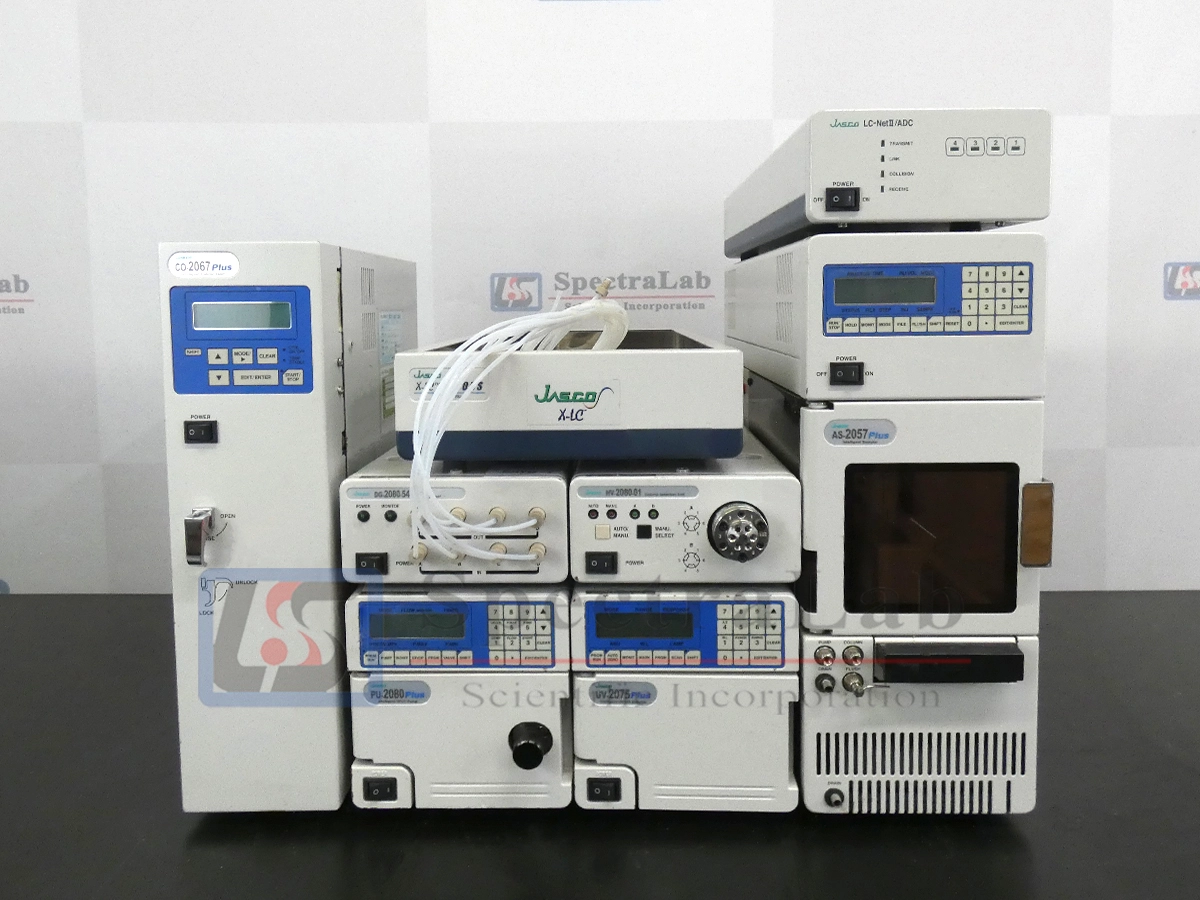 Jasco LC-2000Plus HPLC System with UV-2075Plus Intelligent UV-Vis Detector