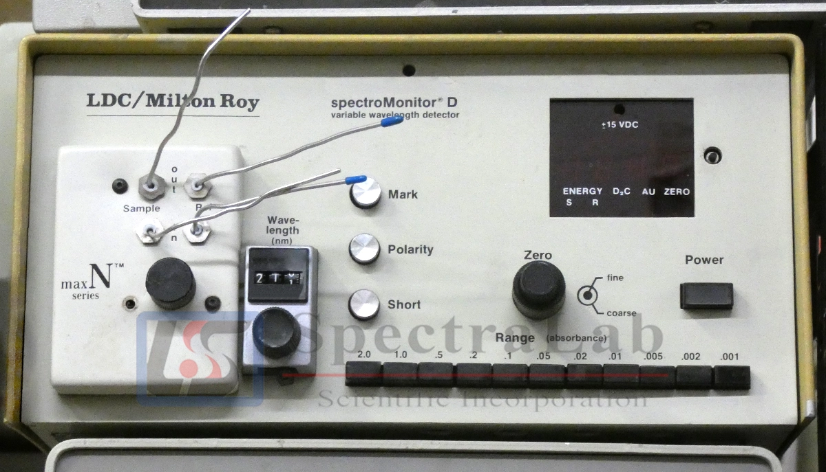LDC/ Milton Roy spectroMonitor D Variable Wavelength Detector