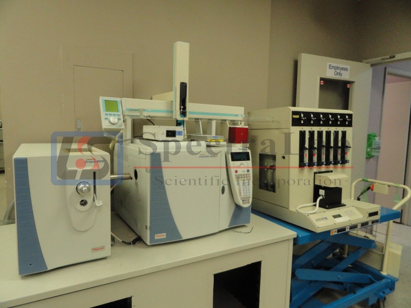Thermo DSQ GC/MS with CTC Combi PAL and Caliper life Sciences Autotrace Spe Workstation