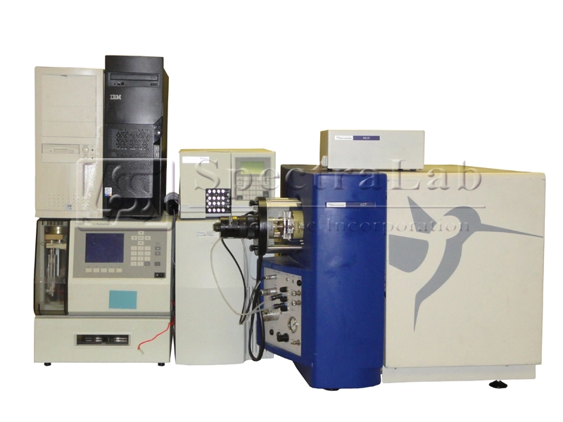 Micromass LCT TOF-MS with Waters 2488 UV/VIS Detector,1525 Binary HPLC Pump, and 717 Autosampler