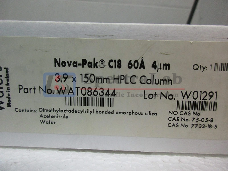 Waters Nova-Pak C18 60&Aring; 4&micro;m 3.9x150 mm HPLC Column