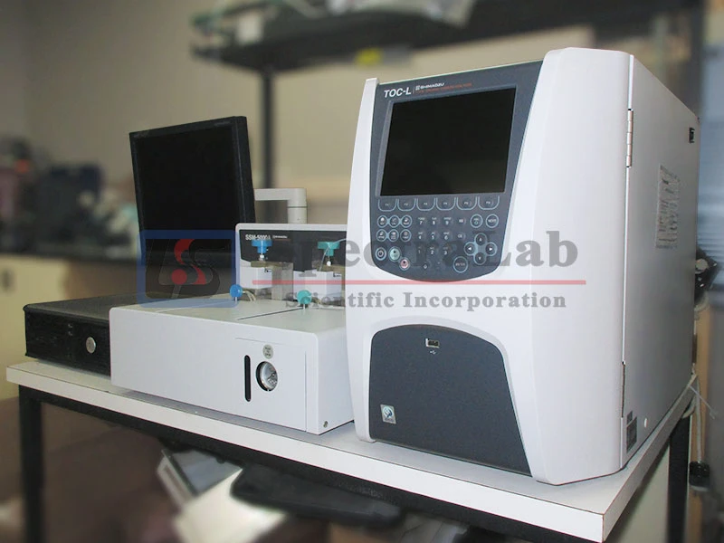 Shimadzu TOC-L CSH Total Organic Carbon Analyzer with Shimadzu SSM