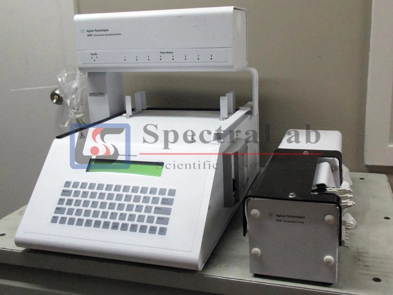 Agilent 8000 Dissolution Sampling Station with Agilent 810 Peristaltic Pump