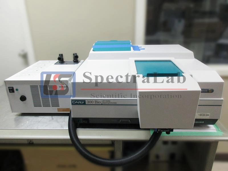 Varian Cary 300 UV-Visible Spectrophotometer with 6X6 cell and Temperature Controller