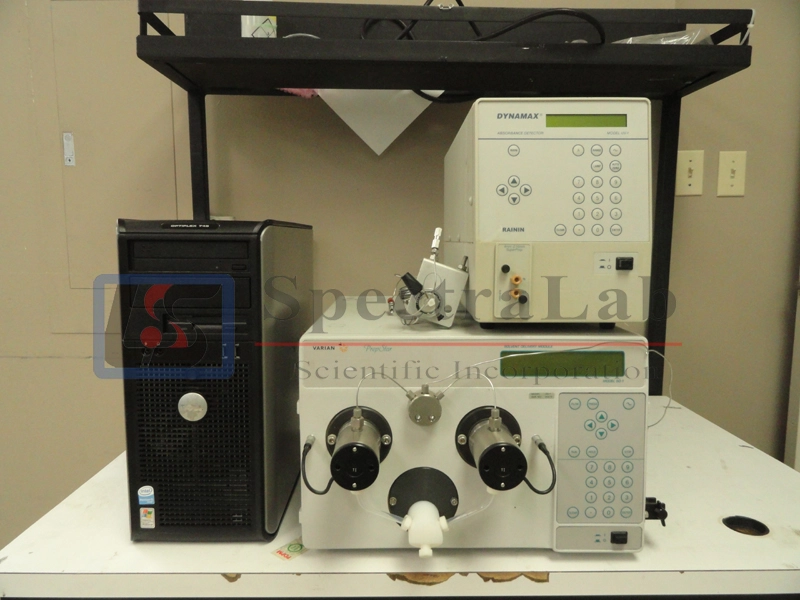 Varian PrepStar HPLC System with PrepStar SD-1 and Rainin Dynamax UV-1 Absorbance Detector