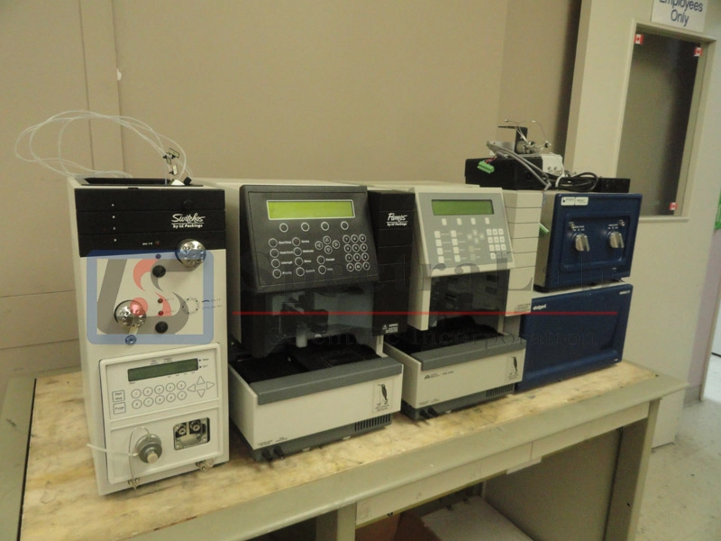 LC Packings HPLC with Switchos, FAMOS 920 Autosampler, Eksigent NanoLC-1D Pump and NANO LC-1D PLUS