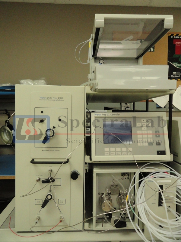 Waters DeltaPrep 4000 HPLC, with PrepLC Controller, Fraction Collector III, Prep Pump