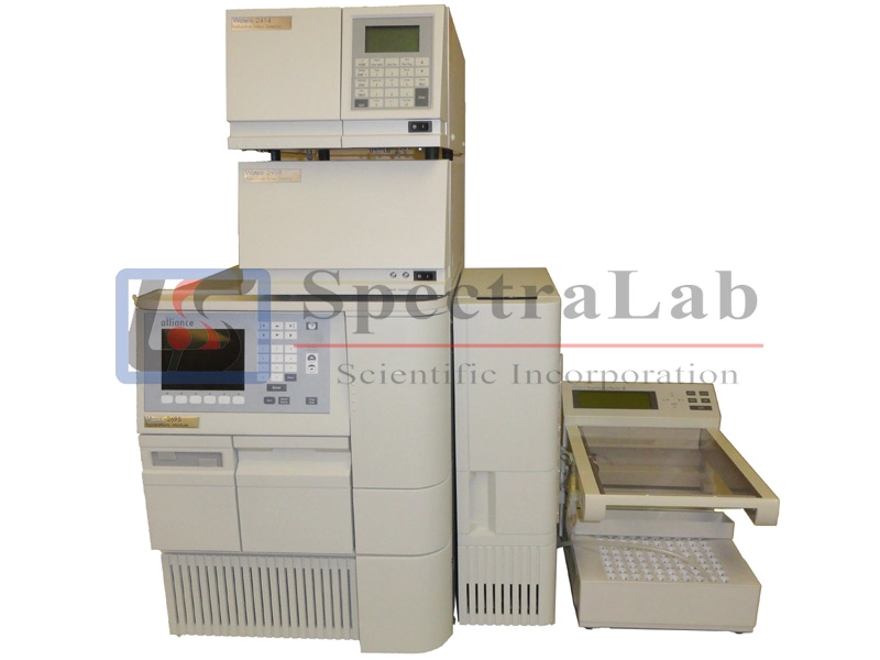 Waters Alliance e2695 HPLC System with 2998 PDA Detector, 2414 RI Detector, Fraction Collector III