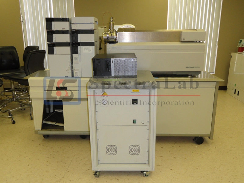 AB Sciex API 4000 LC/MS/MS with Prominence Shimadzu UFLC system