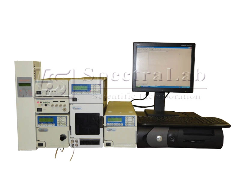 Jasco UV-2075Plus Intelligent UV-Vis Detector HPLC System with software