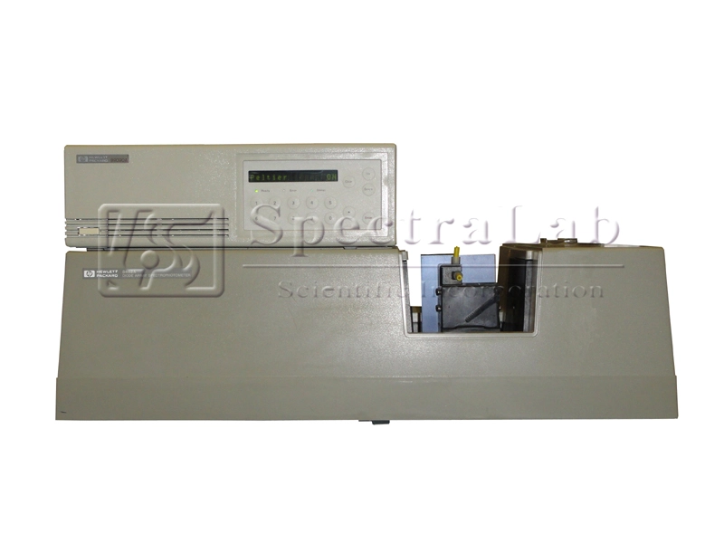 Hewlett Packard 8452A Diode Array Spectrophotometer with 89090A Peltier Temperature Controller