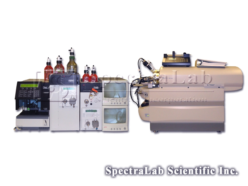 AB Sciex 2000 QTRAP LC/MS/MS with Nano Spray Probe (Video Cameras) and LC Packings Nano HPLC