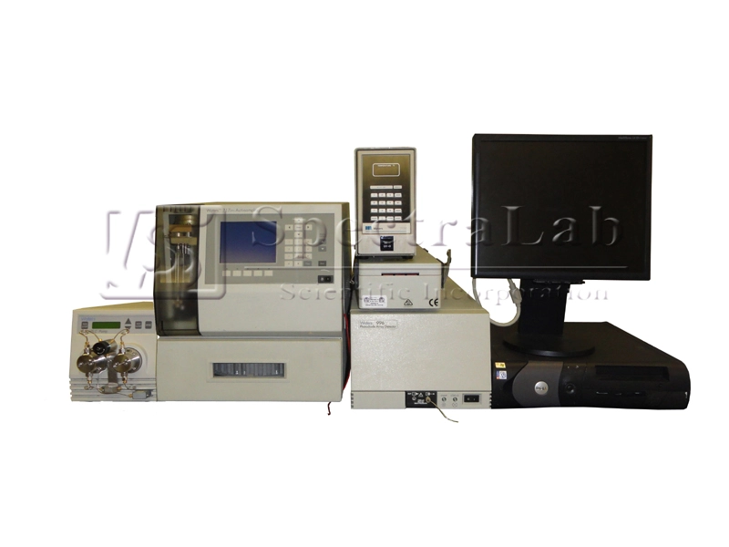 Waters HPLC system with 515 Pump, 717 Plus Autosampler and 996 PDA Detector