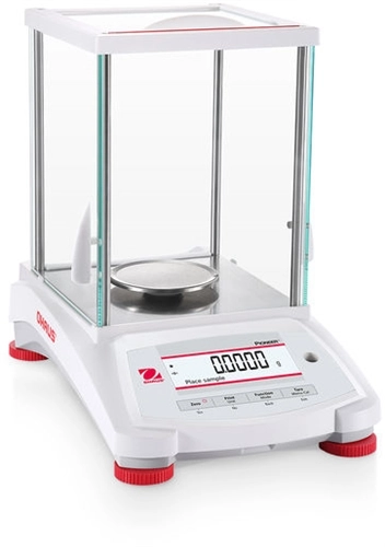 Ohaus PX124/E Pioneer Analytical Balance, 120 g, 0.0001 g