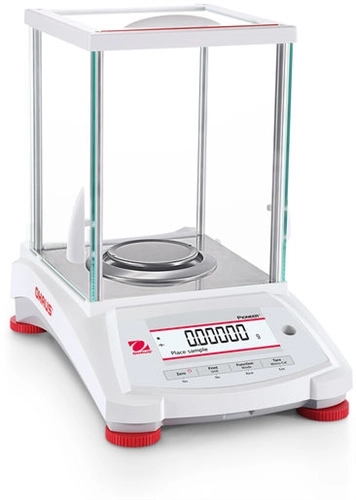 Ohaus PX225D Pioneer Semi-Micro Analytical Balance, 82 g/220 g, 0.00001 g/0.0001 g