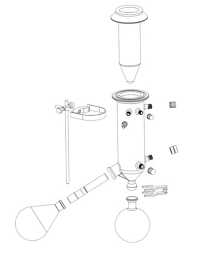 Heidolph Coated Glassware Set G5B