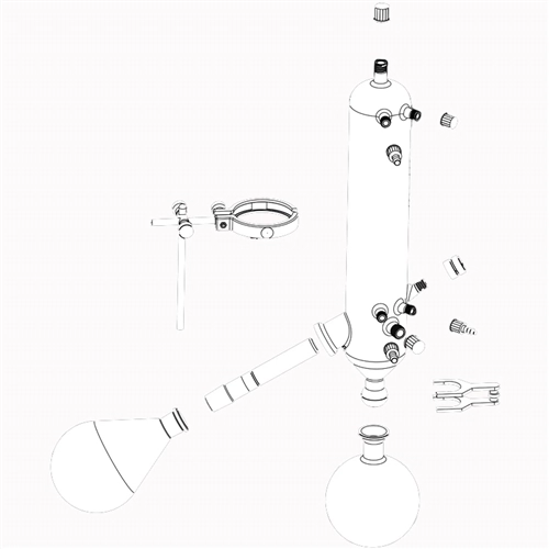 Heidolph Coated Glassware Set G3B XL