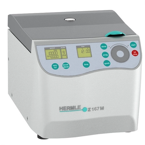 Hermle Z167M Microcentrifuge, includes 18 x 1.5/2.0ml rotor