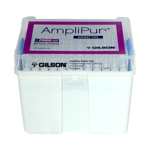 Gilson F174401 AmpliPur Expert Tips, 100-1000uL