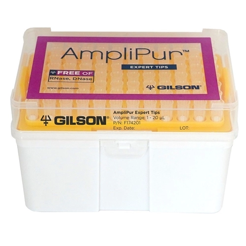 Gilson F174201 AmpliPur Expert Tips, 1-20uL