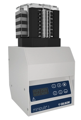 Gilson MINIPULS 3 Pump (Drive Unit) w/ Selectable Standard Flow Peristaltic Pump Head