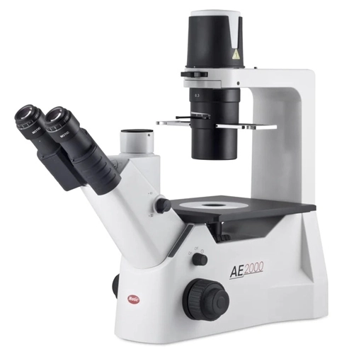 Motic AE2000 LED Trinocular Inverted Microscope - Basic Package