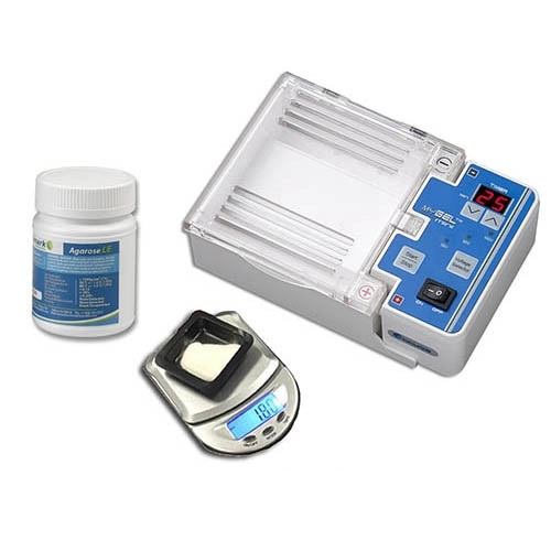 Benchmark E1101-SK-E myGel Mini Electrophoresis System Starter Kit (Includes E1101-E, A1701 and W4000-100)