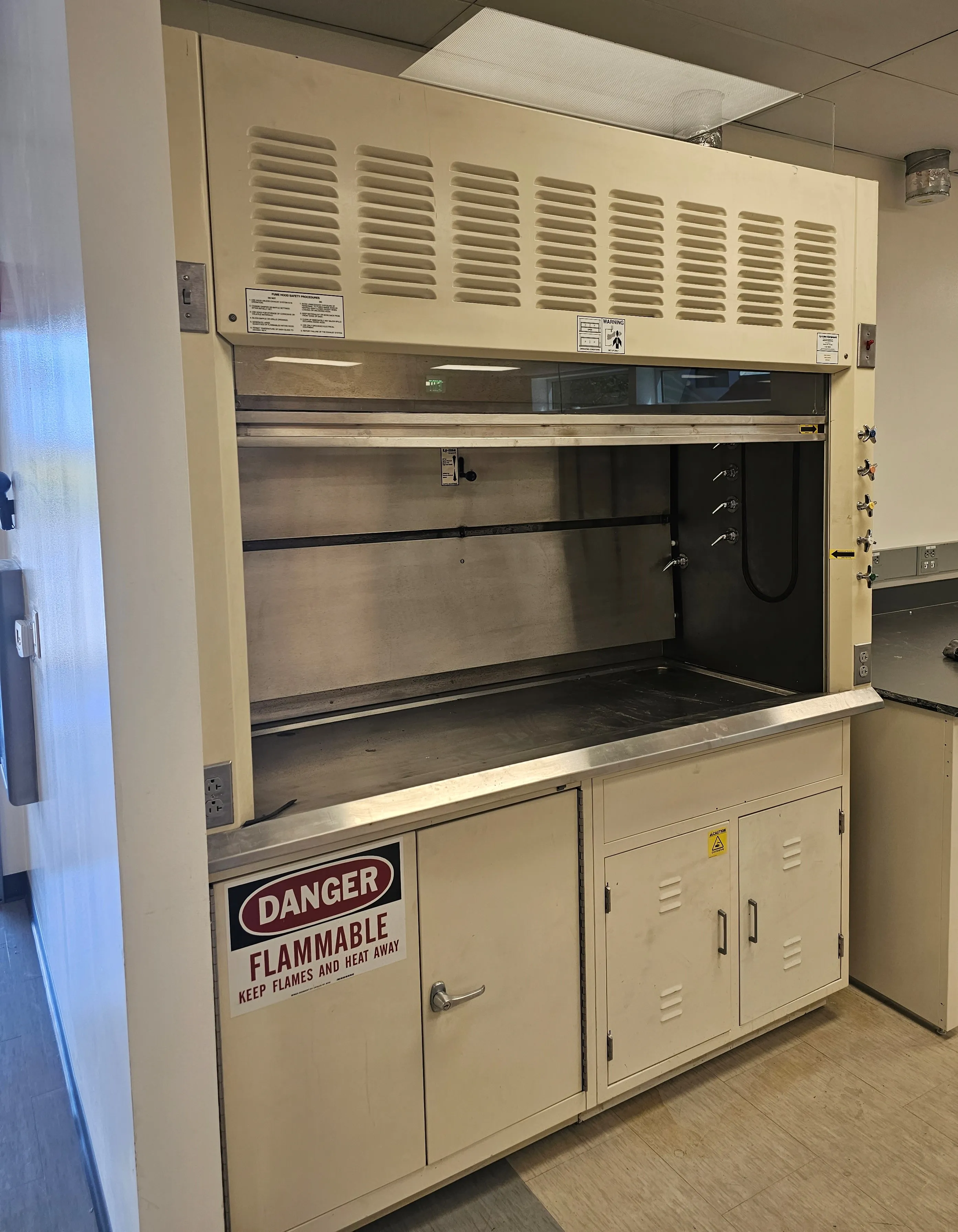 6' Ly-Line Stainless Steel Interior Fume Hood