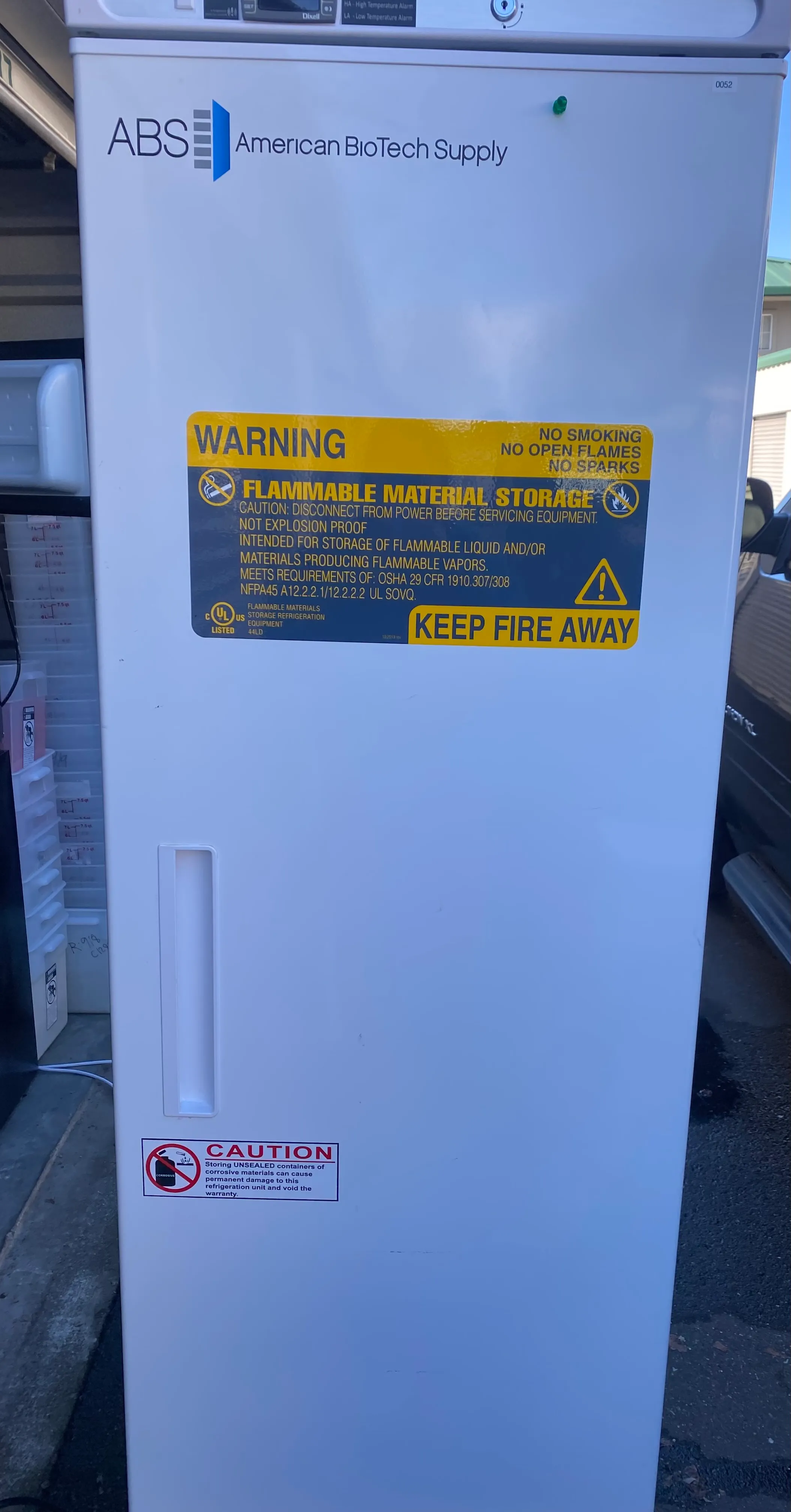 Standard Natural Refrigerant Flammable Storage Freezer 14 Cu. Ft. Capacity