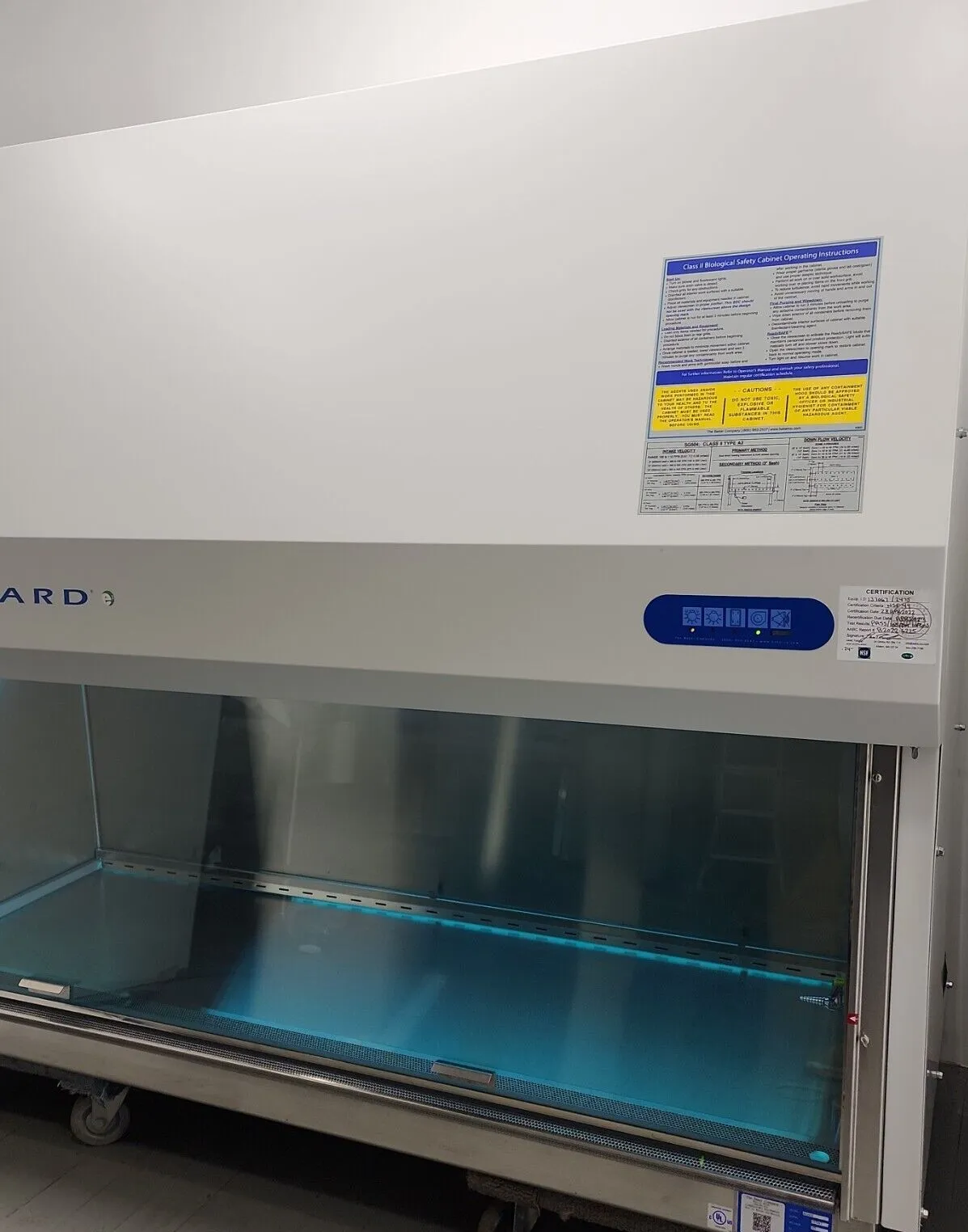 Baker SterilGARD e3 SG 604 Biological Safety Cabinet With Stand