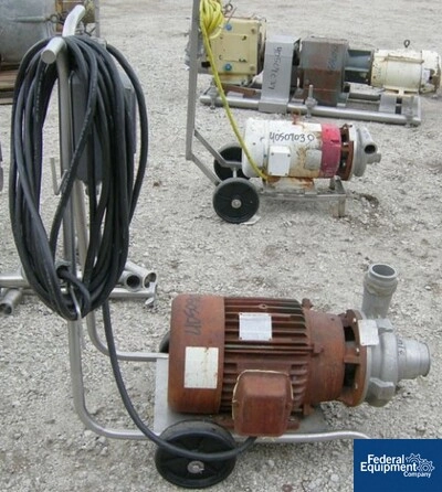 3" x 2.5" Ampco Centrifugal Pump, 316 S/S, 10 HP