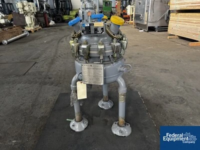 5 Gal DeDietrich Glass Lined Reactor, 150/150#