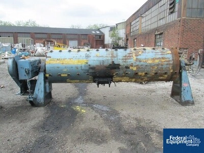 3' x 12' Paul Abbe Ball Mill, C/S, Jacketed